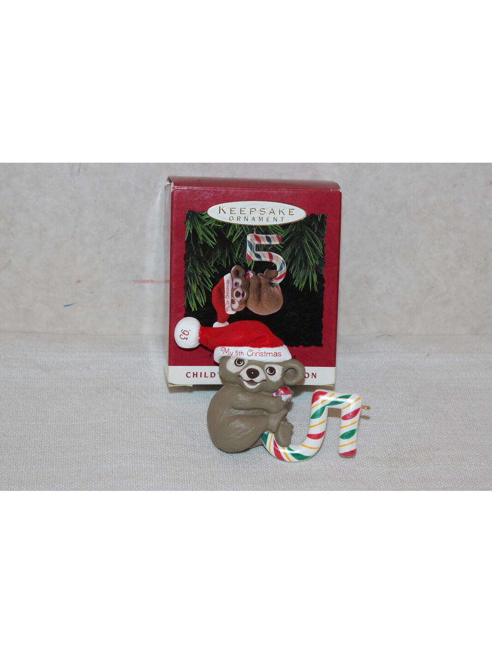 Hallmark Keepsake Ornament 1993 Child's Age Collection My 5th Koala Bear w/ Box